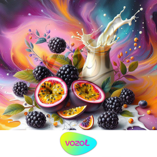 Blackberry Passion Fruit Milk Blackberry Passion Fruit Milk