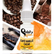 Solub Arome Cafe Vanille Cacao - 10ml Dolum Aroma 
